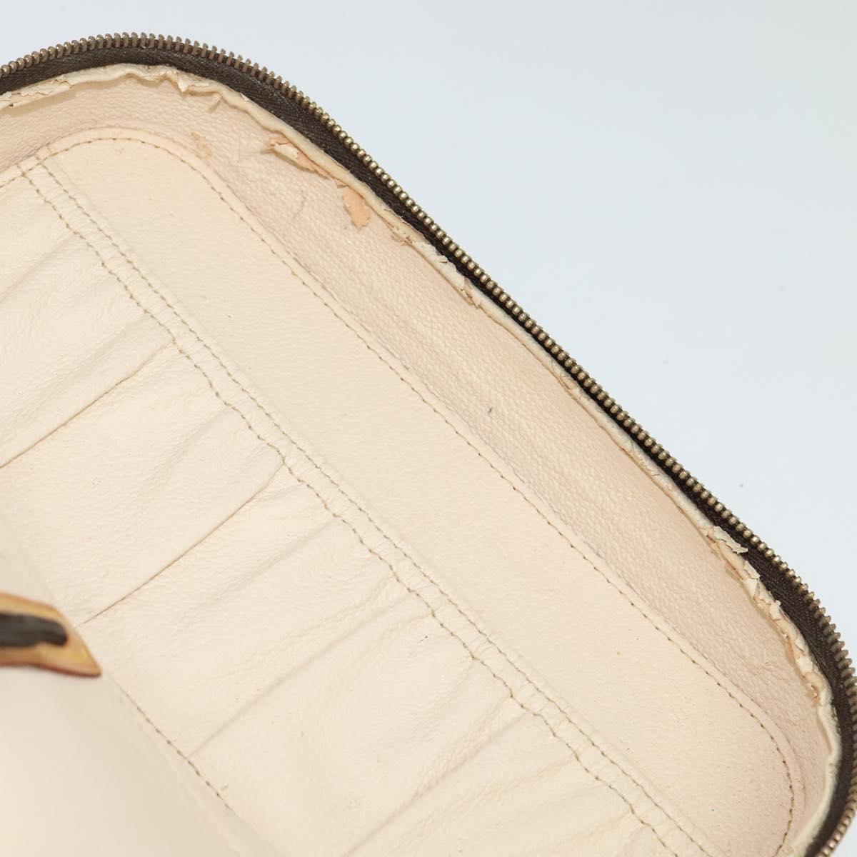 LOUIS VUITTON Monogram Trousse Blush GM Cosmetic Pouch M47505 LV Auth 135428
