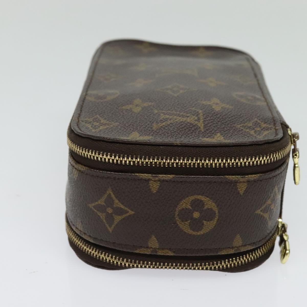 LOUIS VUITTON Monogram Trousse Blush GM Cosmetic Pouch M47505 LV Auth 135428
