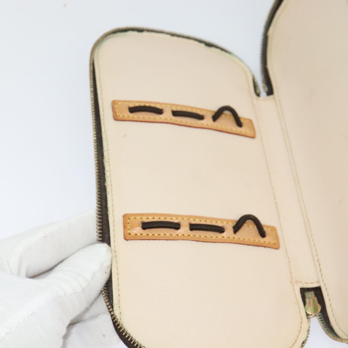 LOUIS VUITTON Monogram Trousse Blush GM Cosmetic Pouch M47505 LV Auth 135428