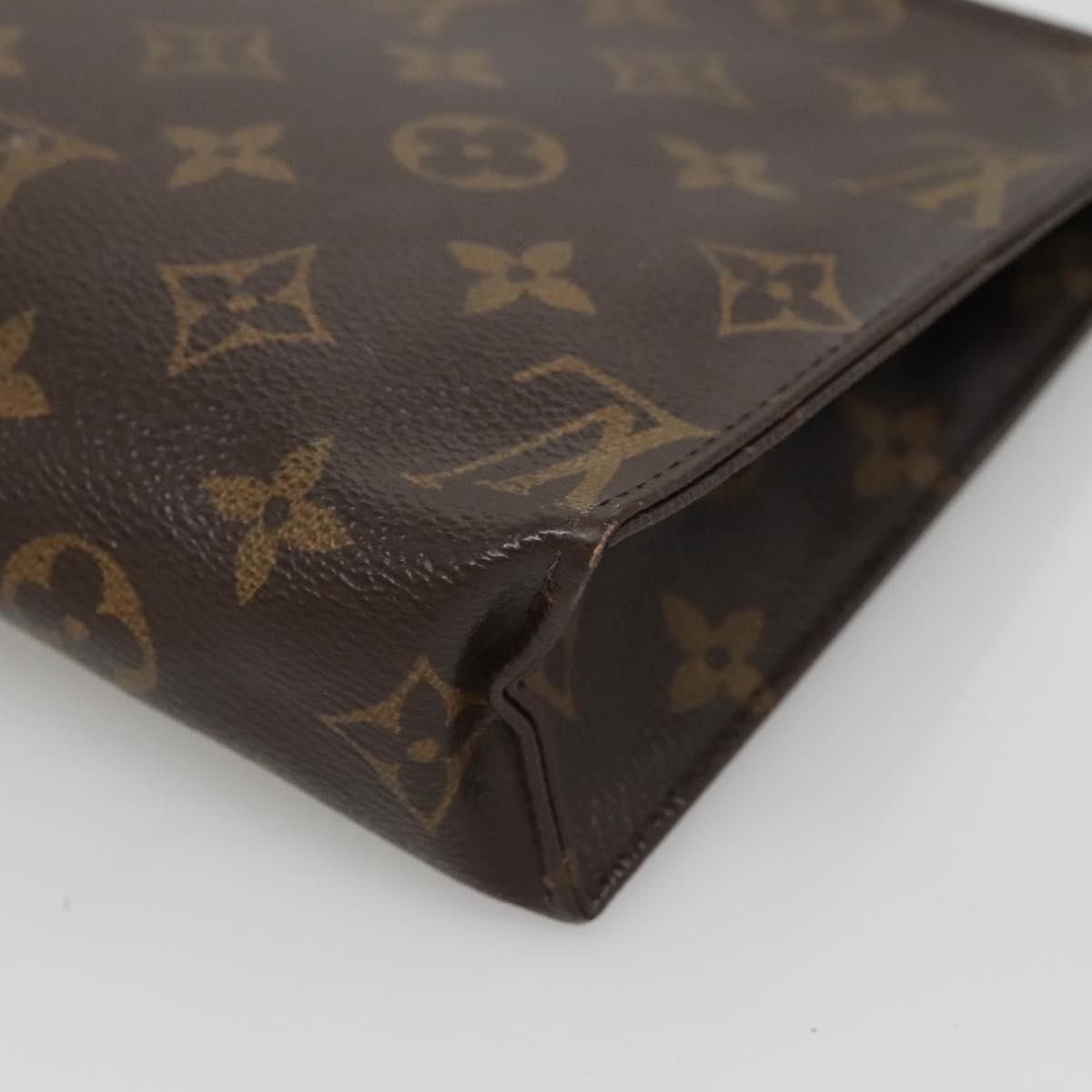 LOUIS VUITTON Monogram Posh Toilette 19 Pouch M47544 LV Auth 135429