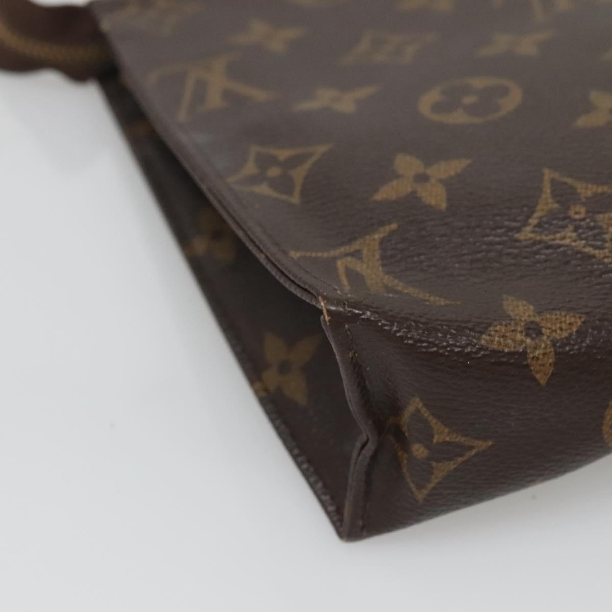 LOUIS VUITTON Monogram Posh Toilette 19 Pouch M47544 LV Auth 135429