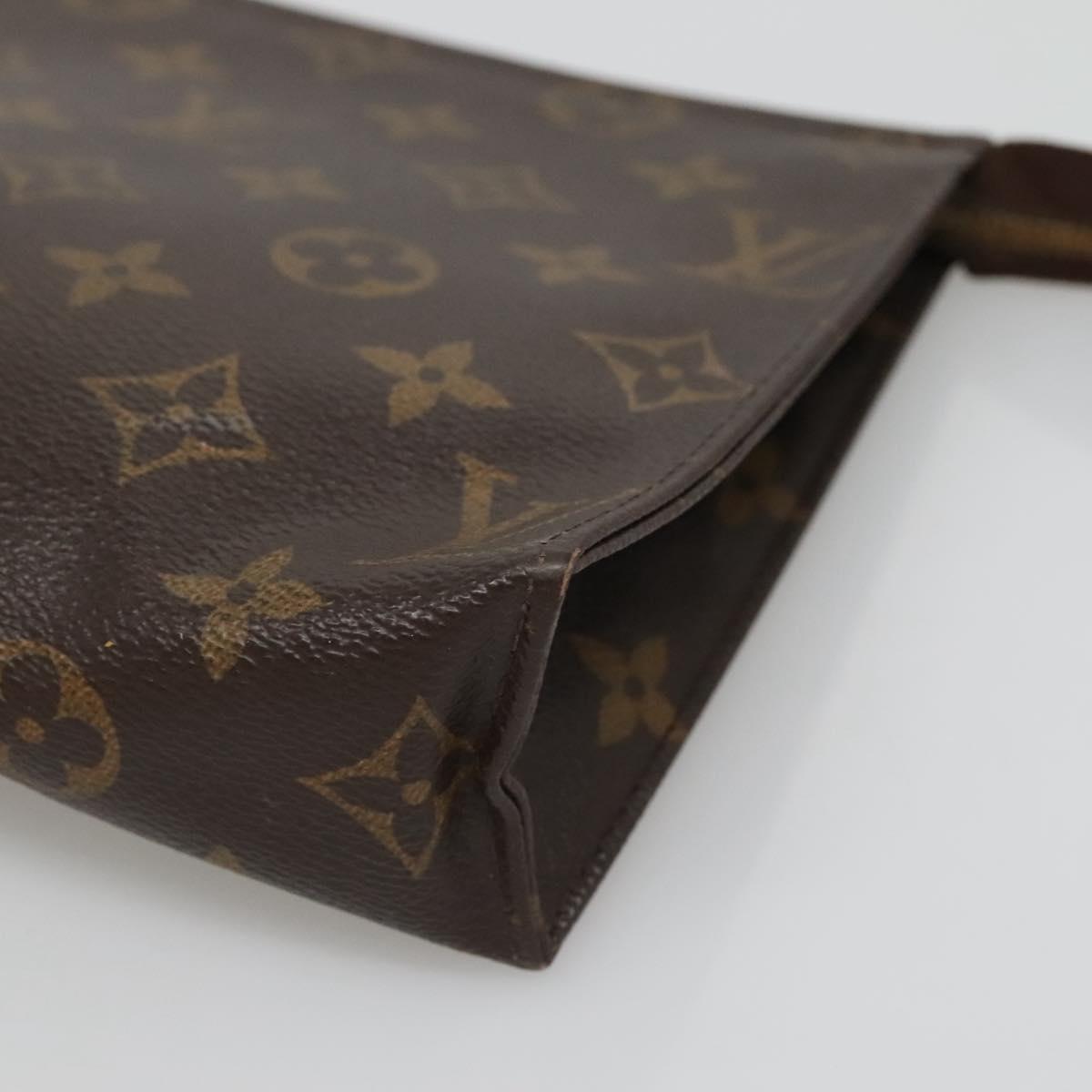 LOUIS VUITTON Monogram Posh Toilette 19 Pouch M47544 LV Auth 135429