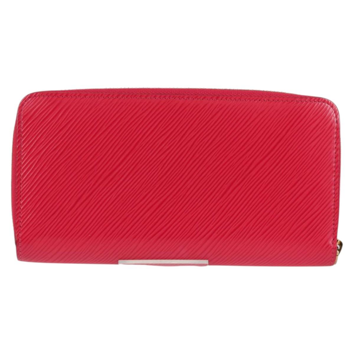 LOUIS VUITTON Epi Zippy Wallet Long Wallet Pink M62609 LV Auth 135440M