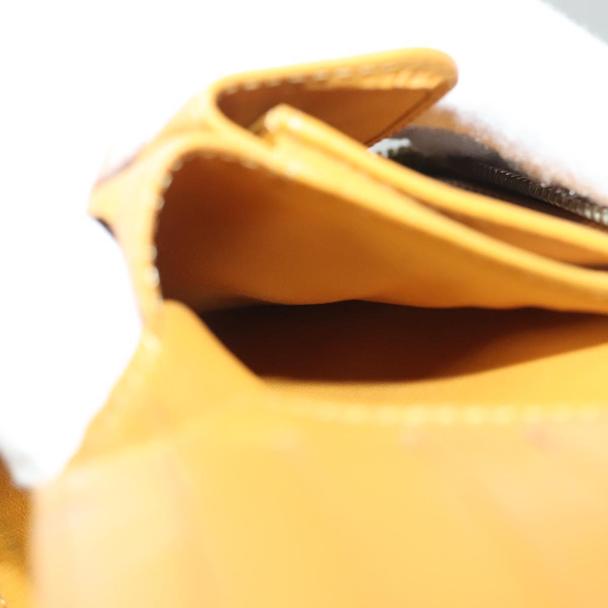 LOUIS VUITTON Monogram Denim Mini Zippy Wallet Wallet Blue M95342 LV Auth 135447