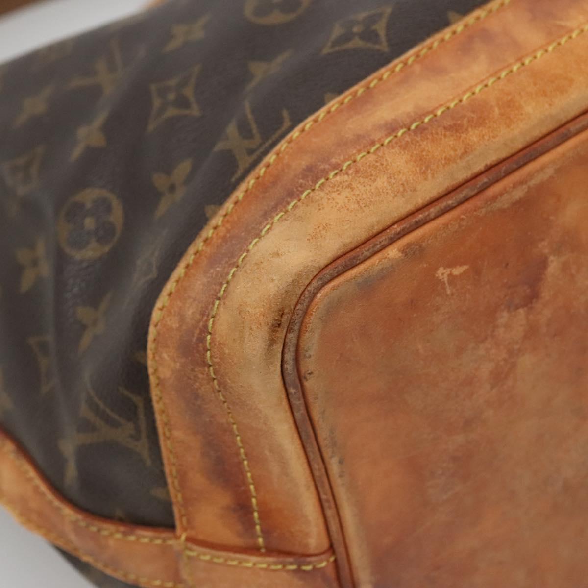 LOUIS VUITTON Monogram Noe Shoulder Bag M42224 LV Auth 135461