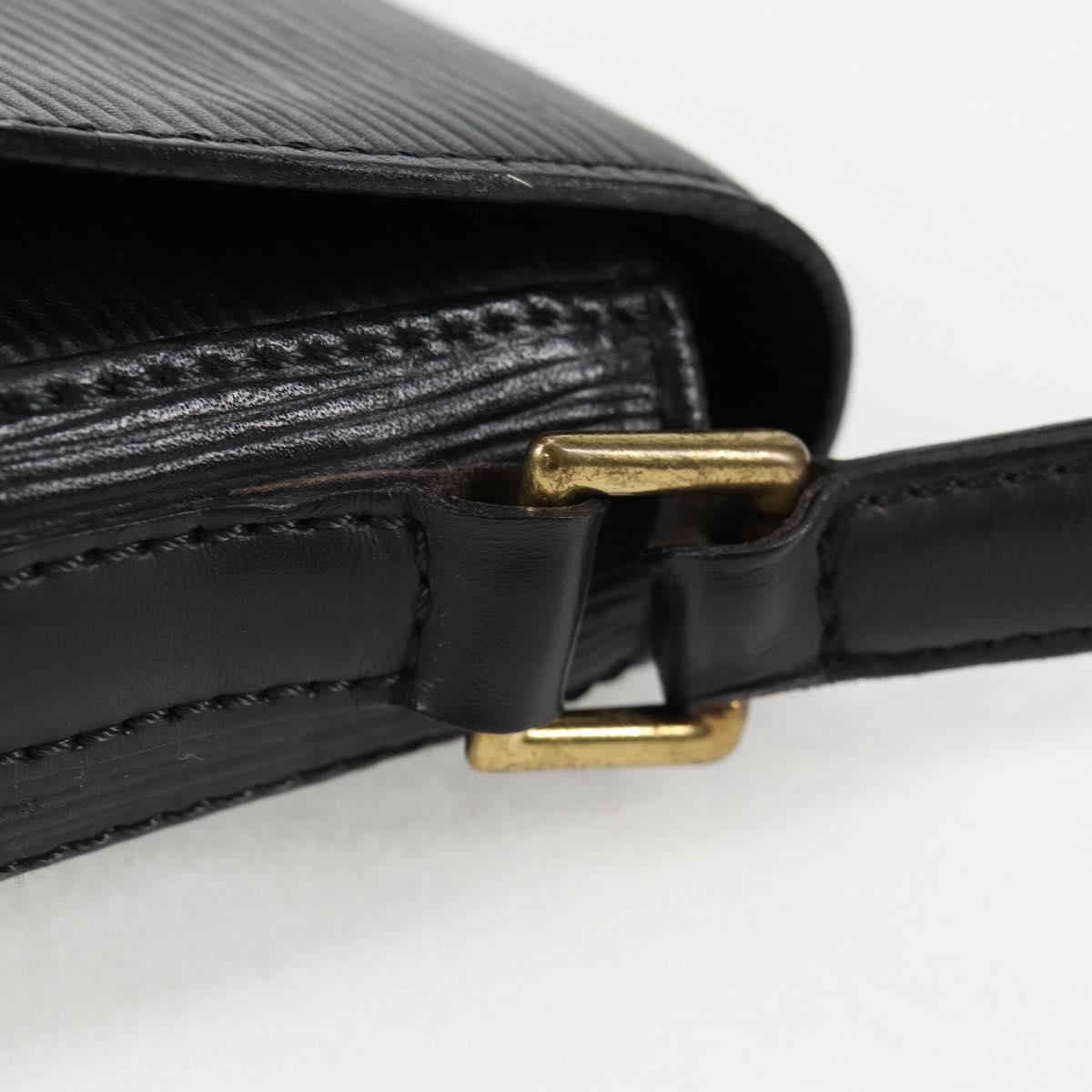 LOUIS VUITTON Epi Chantilly PM Shoulder Bag SPO Black LV Auth 135467V