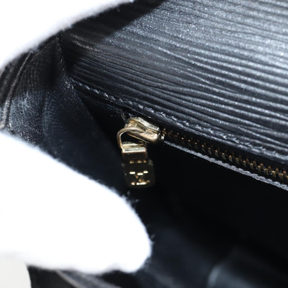LOUIS VUITTON Epi Chantilly PM Shoulder Bag SPO Black LV Auth 135467V