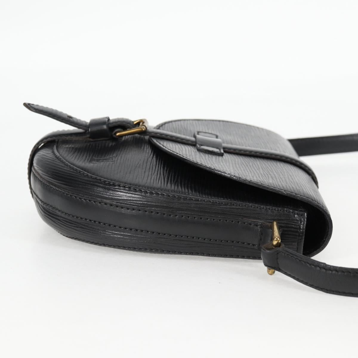 LOUIS VUITTON Epi Chantilly PM Shoulder Bag SPO Black LV Auth 135467V