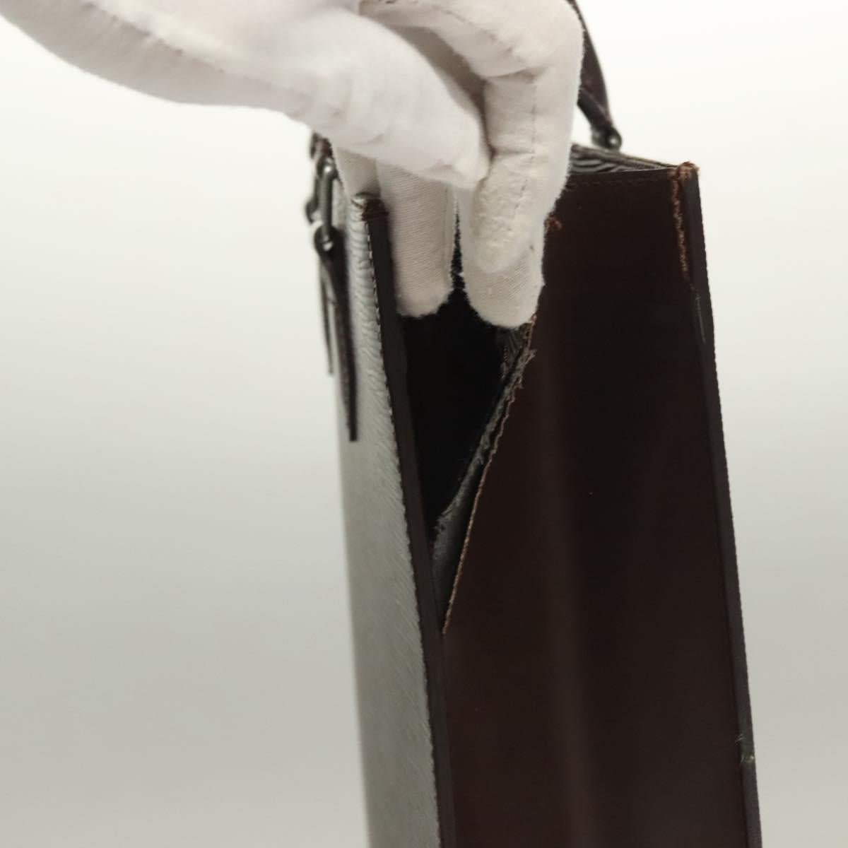 LOUIS VUITTON Epi Sac Plat Hand Bag Mocha M5908D LV Auth 135472