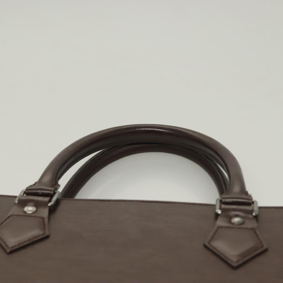 LOUIS VUITTON Epi Sac Plat Hand Bag Mocha M5908D LV Auth 135472
