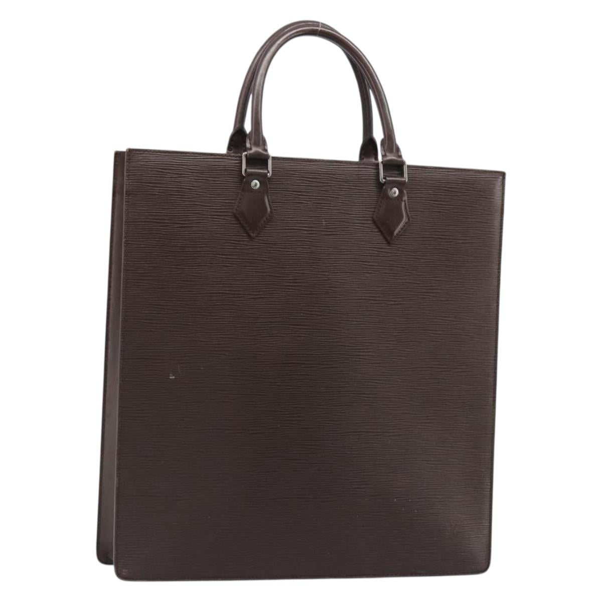 LOUIS VUITTON Epi Sac Plat Hand Bag Mocha M5908D LV Auth 135472
