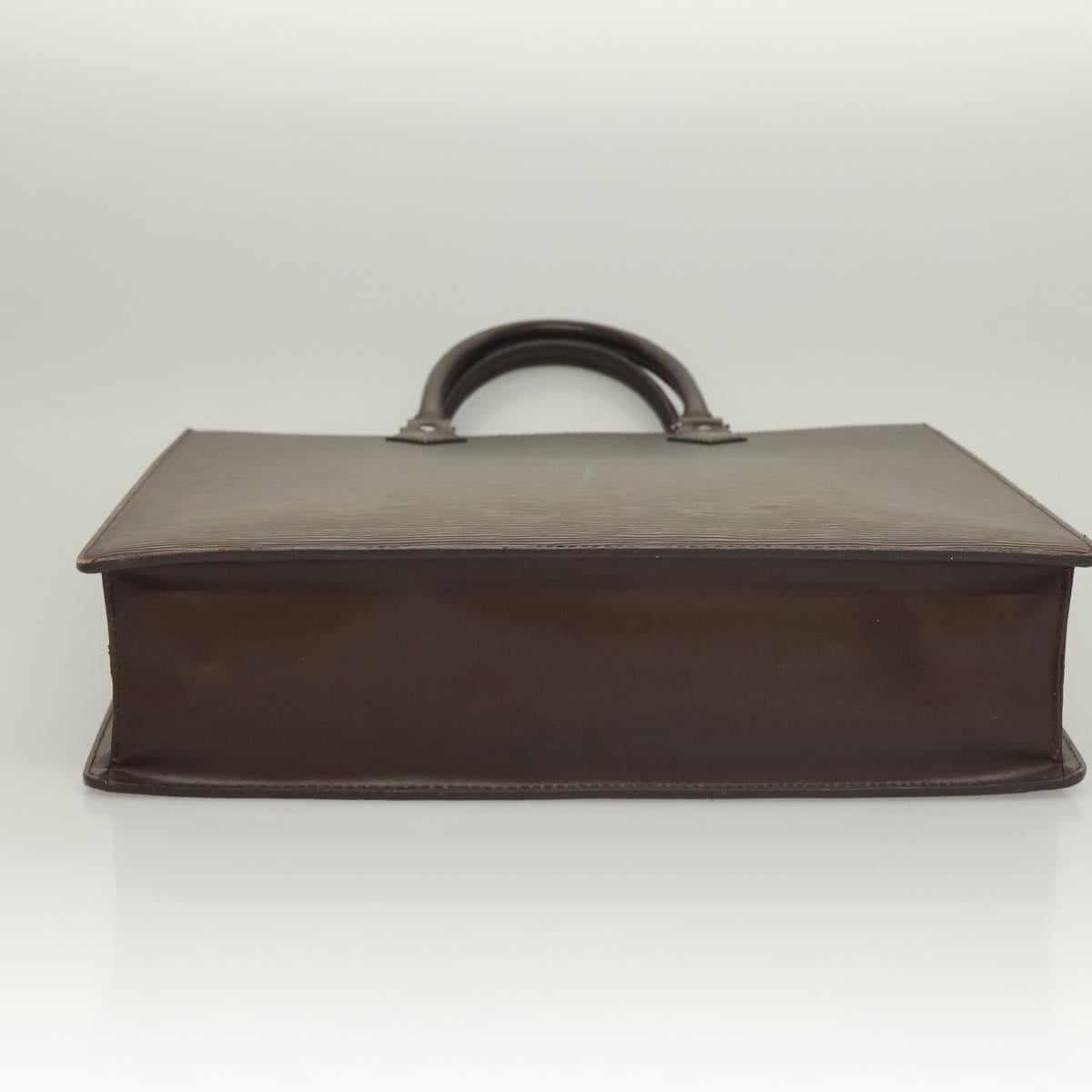LOUIS VUITTON Epi Sac Plat Hand Bag Mocha M5908D LV Auth 135472