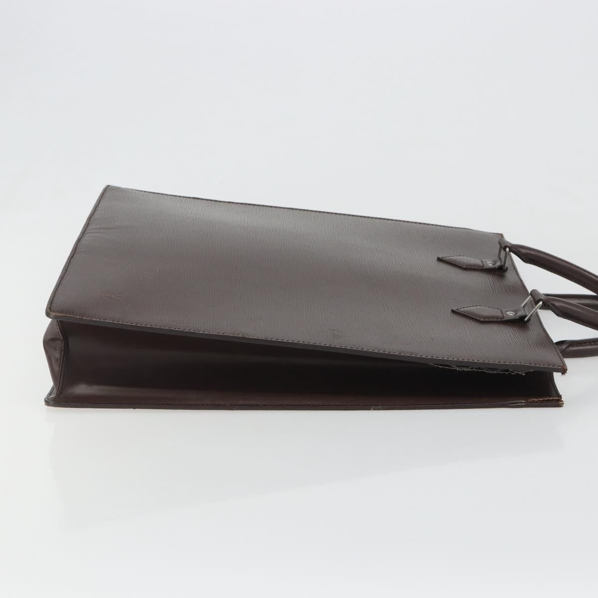 LOUIS VUITTON Epi Sac Plat Hand Bag Mocha M5908D LV Auth 135472