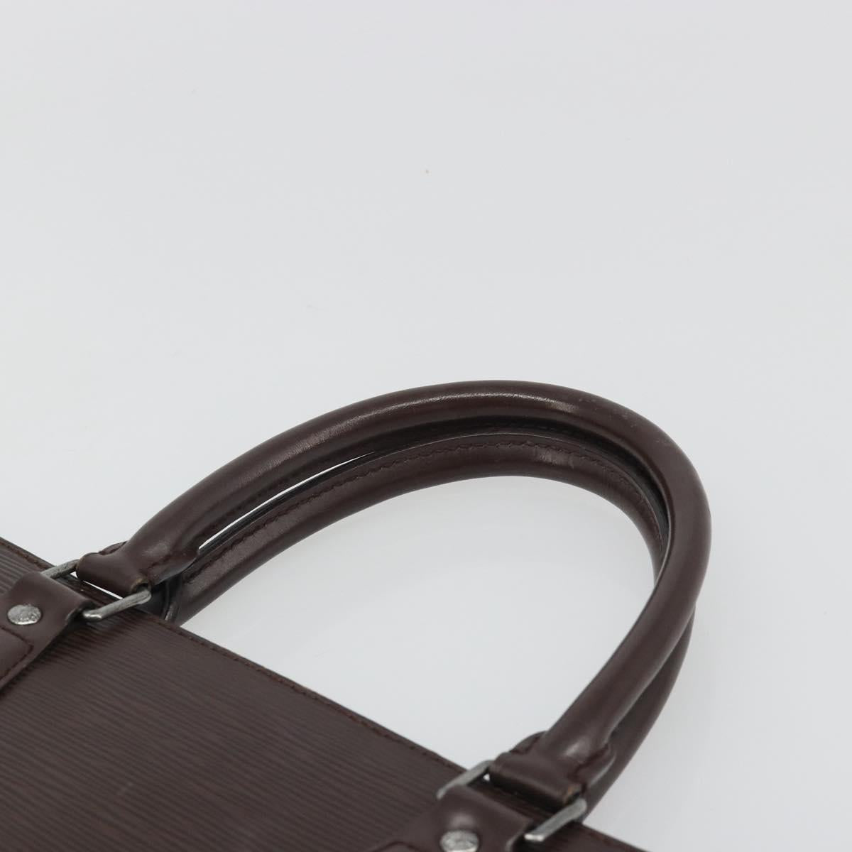 LOUIS VUITTON Epi Sac Plat Hand Bag Mocha M5908D LV Auth 135472