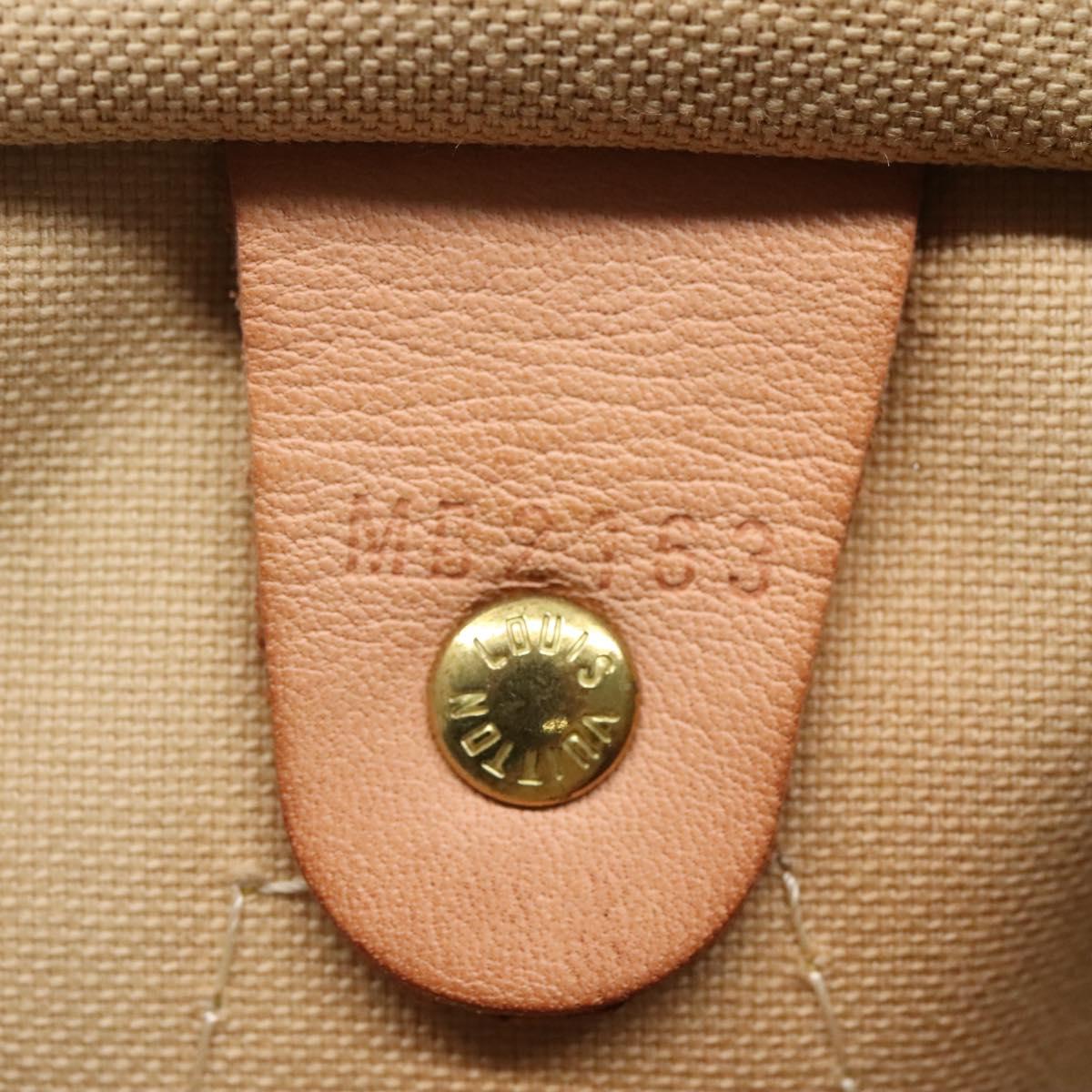 LOUIS VUITTON Damier Azur Speedy 30 Hand Bag N41533 LV Auth 135479