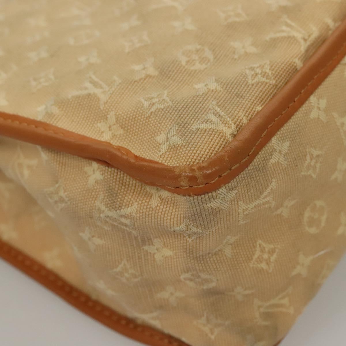 LOUIS VUITTON Monogram Mini Sac Catline Tote Bag Beige M92328 LV Auth 135480