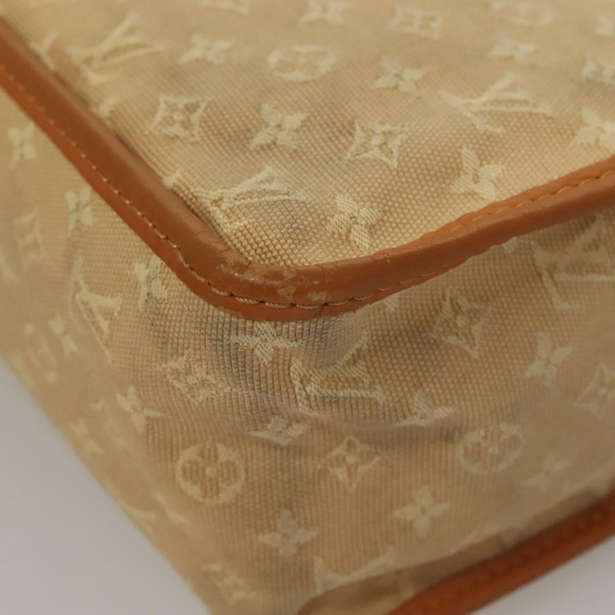 LOUIS VUITTON Monogram Mini Sac Catline Tote Bag Beige M92328 LV Auth 135480