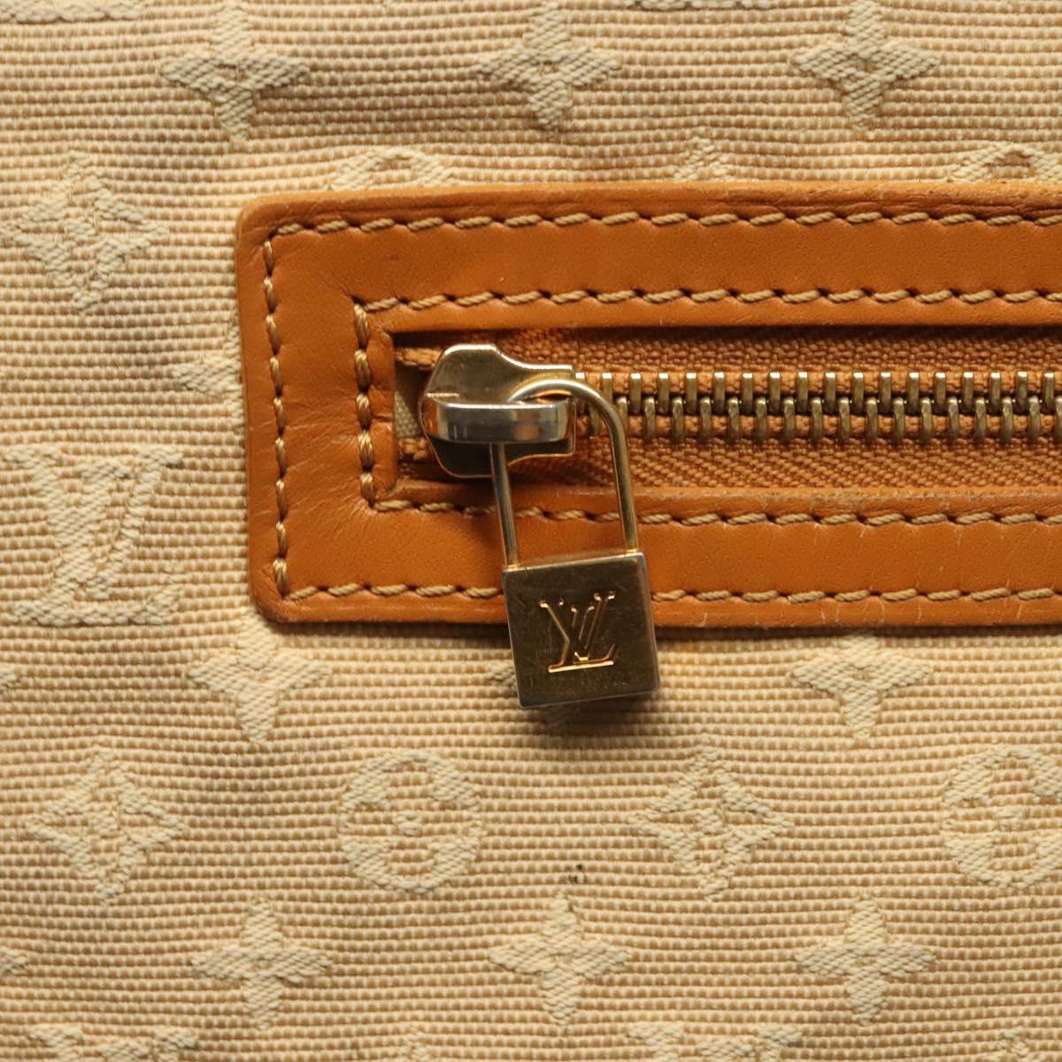 LOUIS VUITTON Monogram Mini Sac Catline Tote Bag Beige M92328 LV Auth 135480