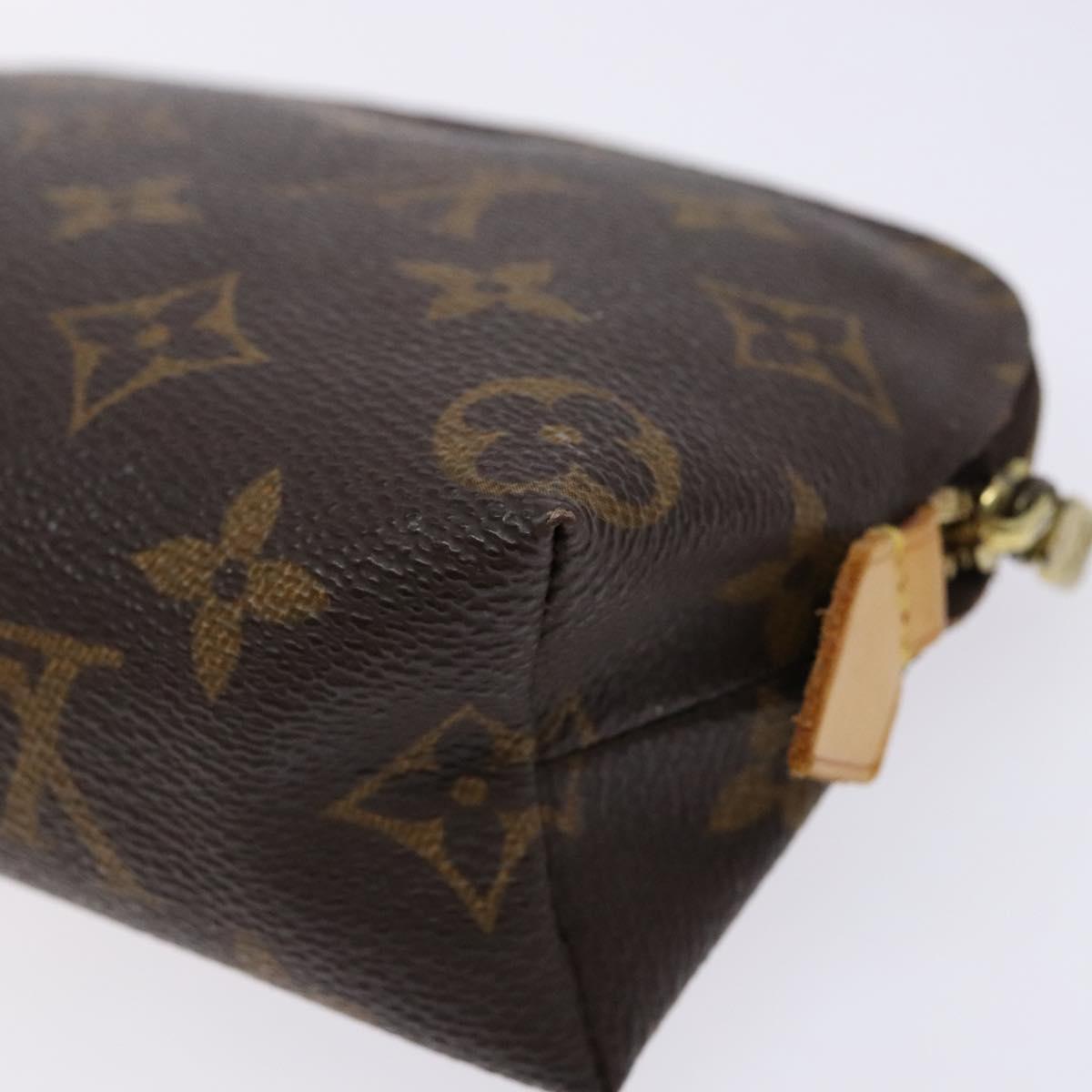 LOUIS VUITTON Monogram Pochette Cosmetic PM Pouch M43998 LV Auth 135533