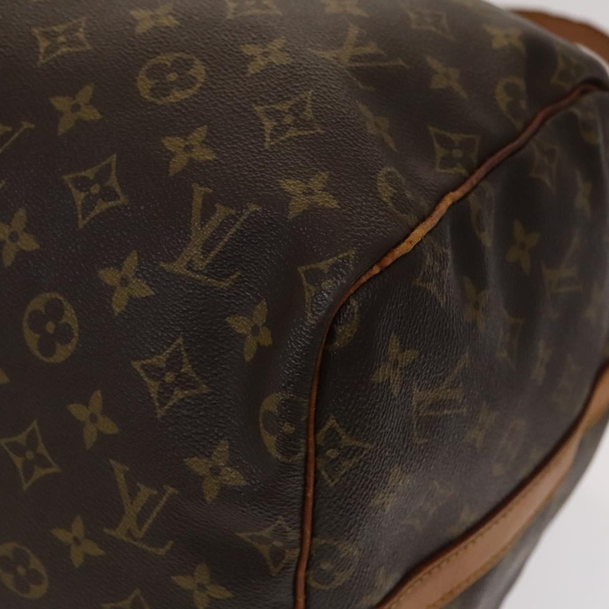 LOUIS VUITTON Monogram Keepall Bandouliere 55 Boston Bag M41414 LV Auth 135536