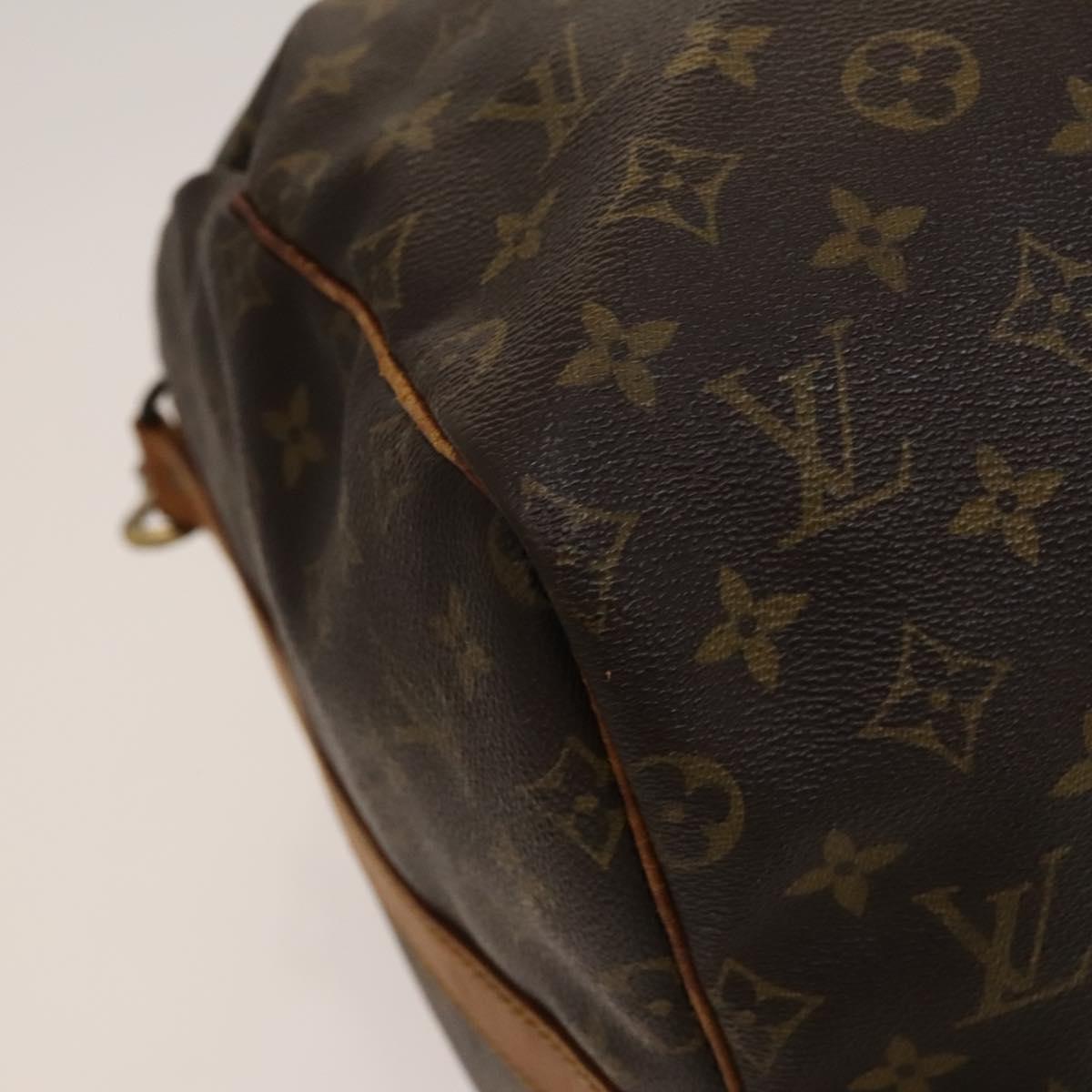 LOUIS VUITTON Monogram Keepall Bandouliere 55 Boston Bag M41414 LV Auth 135536