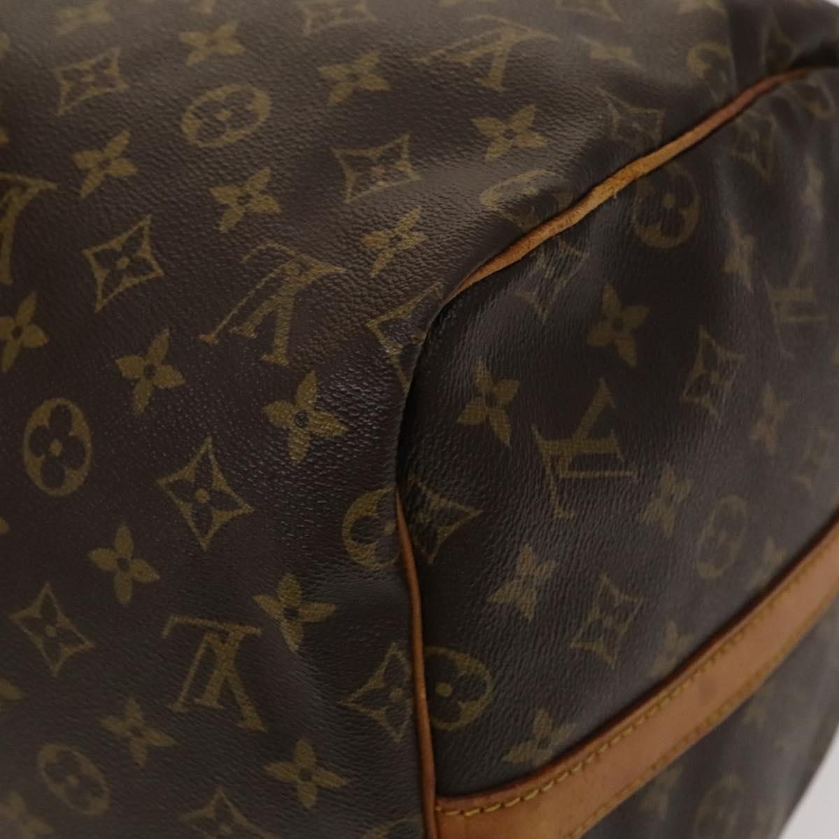 LOUIS VUITTON Monogram Keepall Bandouliere 55 Boston Bag M41414 LV Auth 135536