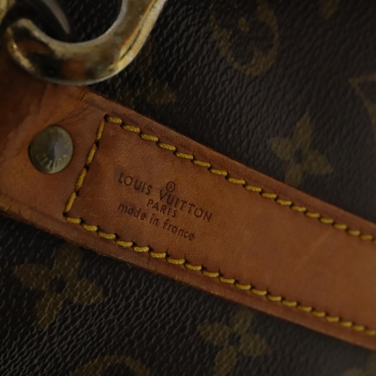 LOUIS VUITTON Monogram Keepall Bandouliere 55 Boston Bag M41414 LV Auth 135536