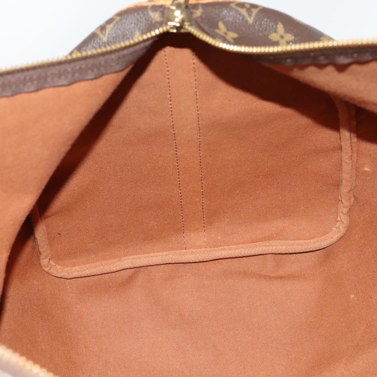 LOUIS VUITTON Monogram Keepall Bandouliere 55 Boston Bag M41414 LV Auth 135536