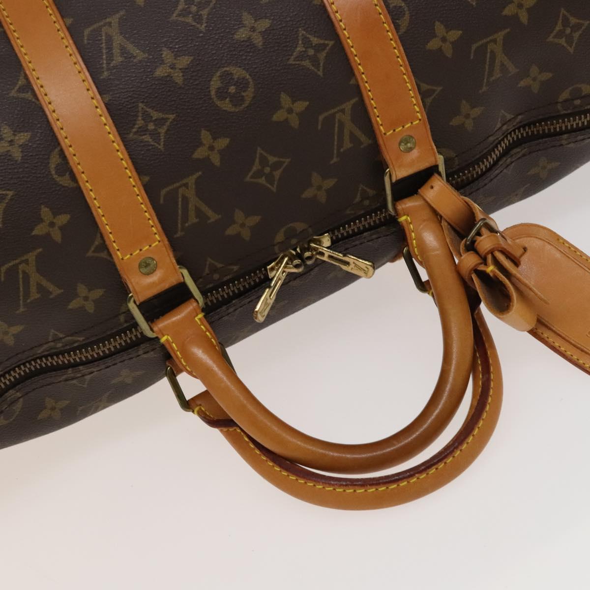 LOUIS VUITTON Monogram Keepall 50 Boston Bag M41426 LV Auth 135538