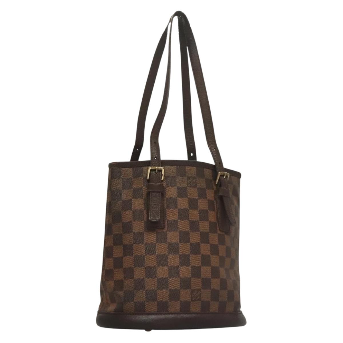 LOUIS VUITTON Damier Ebene Marais Shoulder Bag N42240 LV Auth 135542