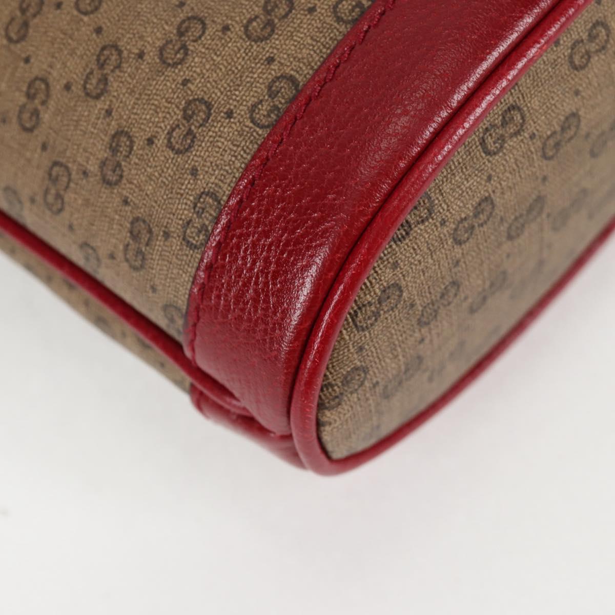 GUCCI Micro GG Supreme Doraemon Collaboration Bag PVC Beige 647801 Auth 135552A