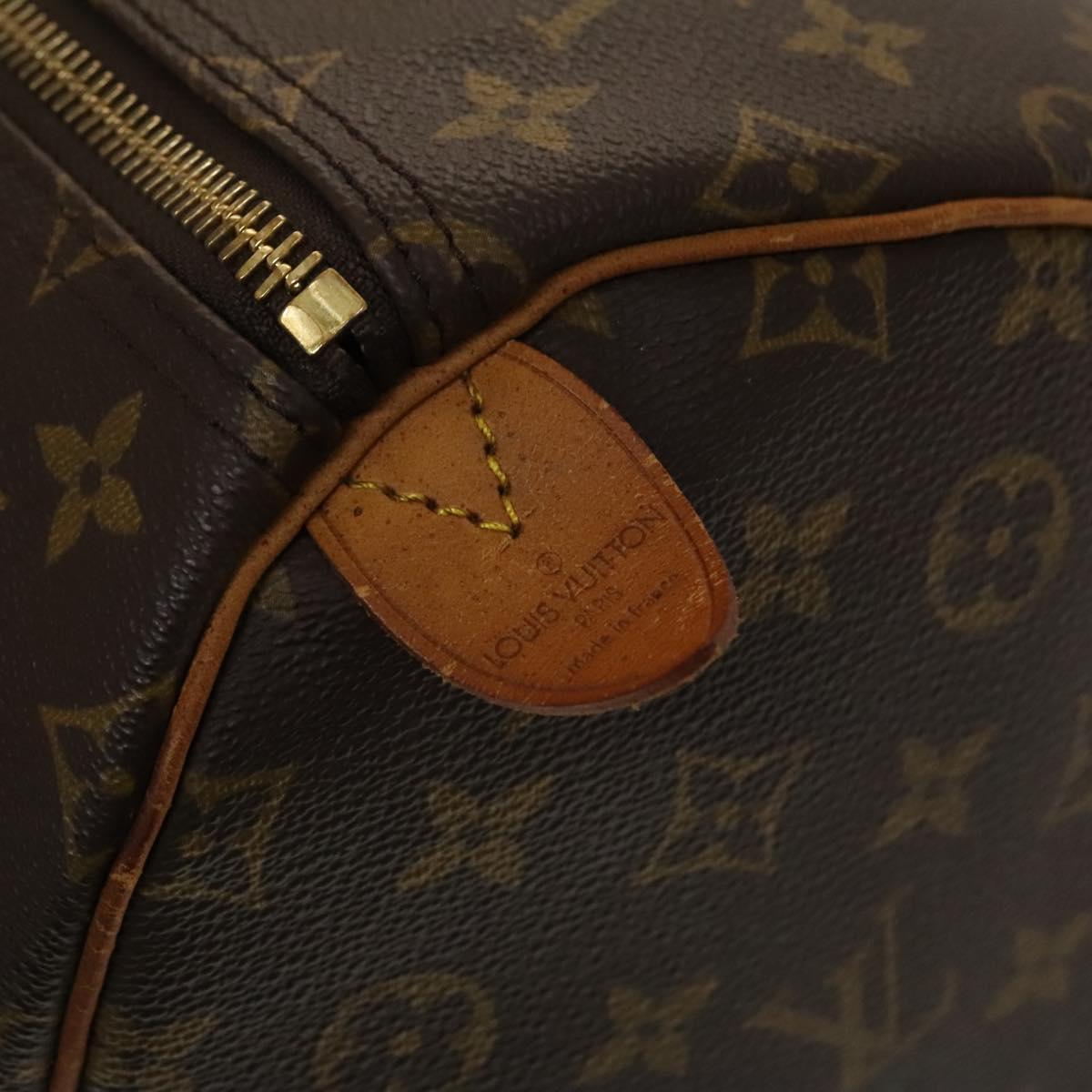 LOUIS VUITTON Monogram Keepall 55 Boston Bag M41424 LV Auth 135575