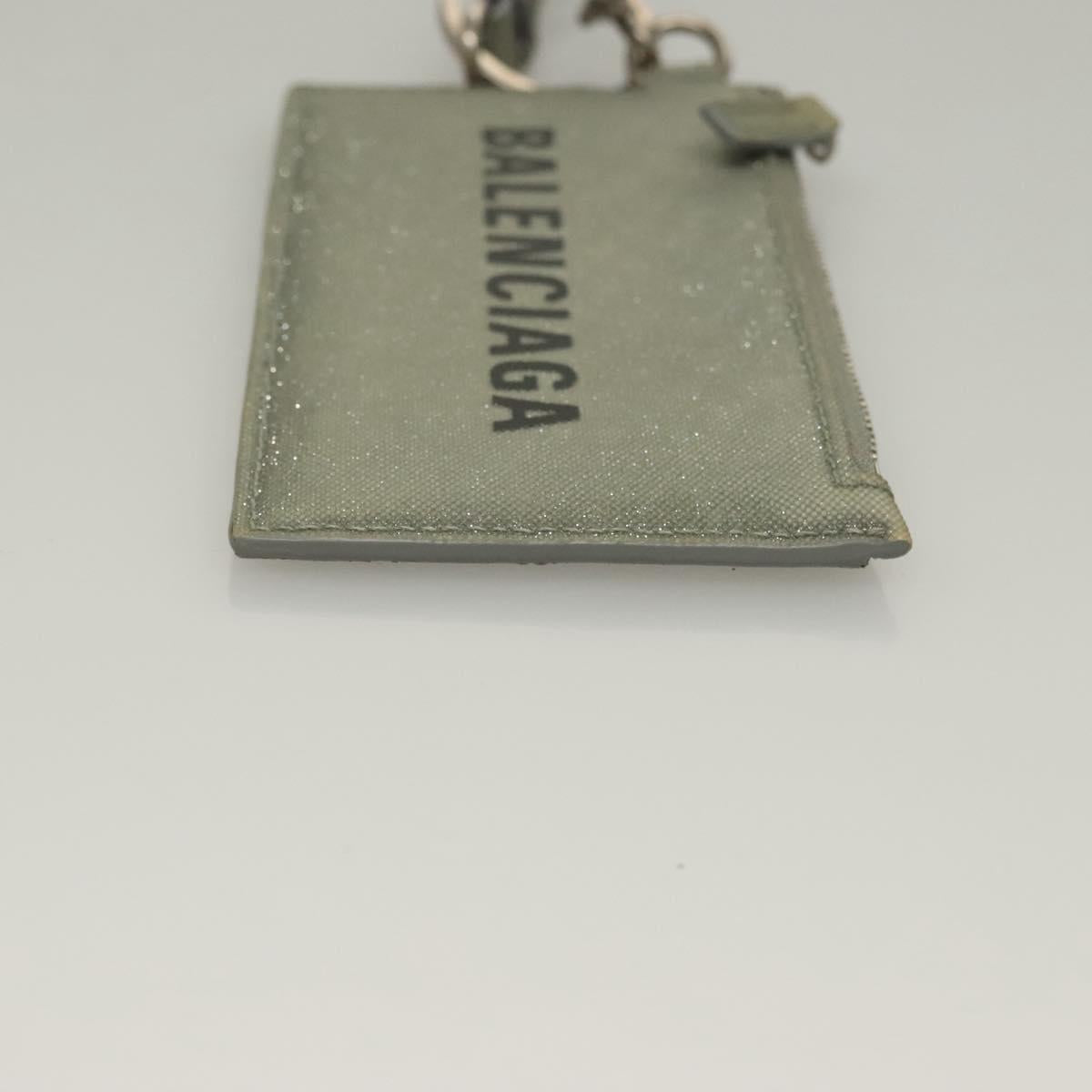 BALENCIAGA Neck Pouch Canvas Gray 594548 Auth 135584