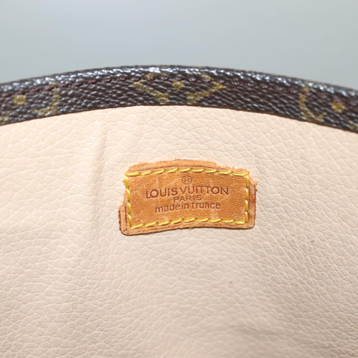 LOUIS VUITTON Monogram Sac Plat Hand Bag M51140 LV Auth 135595