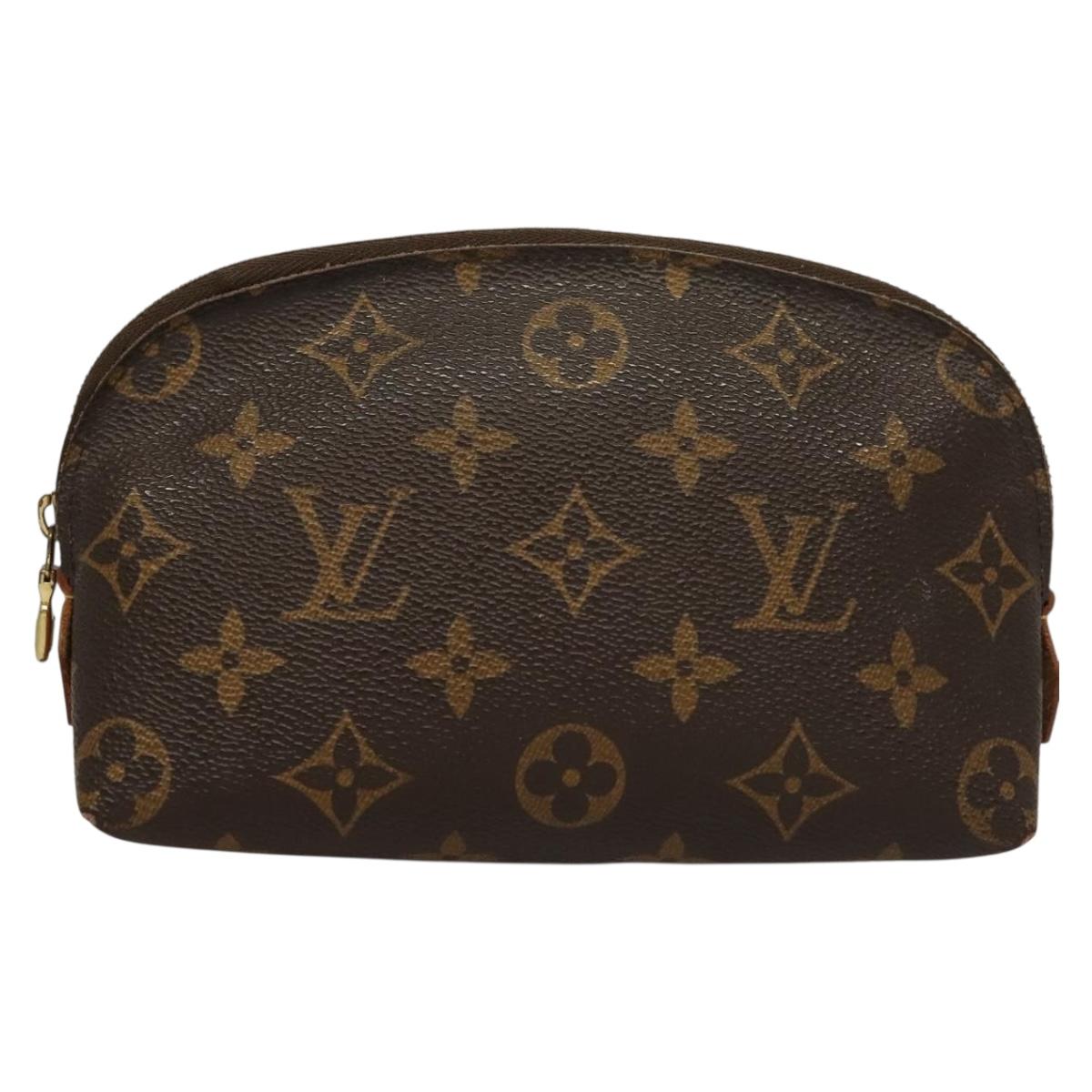 LOUIS VUITTON Monogram Pochette Cosmetic PM Pouch M43998 LV Auth 135599