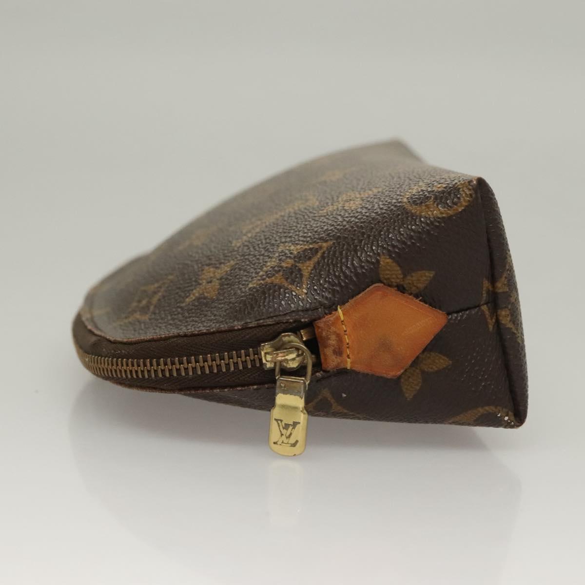 LOUIS VUITTON Monogram Pochette Cosmetic PM Pouch M43998 LV Auth 135599