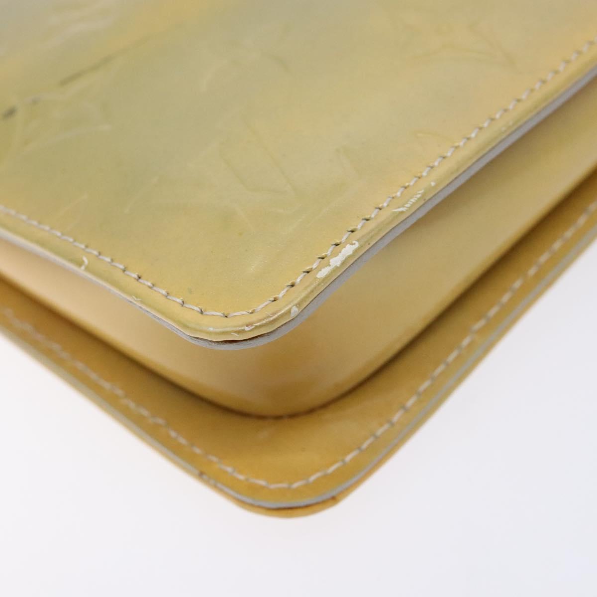 LOUIS VUITTON Monogram Vernis Lexington Accessory Pouch Gris M91056 Auth 135601