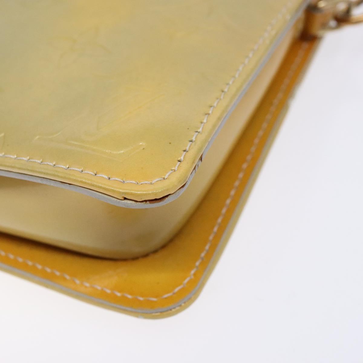 LOUIS VUITTON Monogram Vernis Lexington Accessory Pouch Gris M91056 Auth 135601