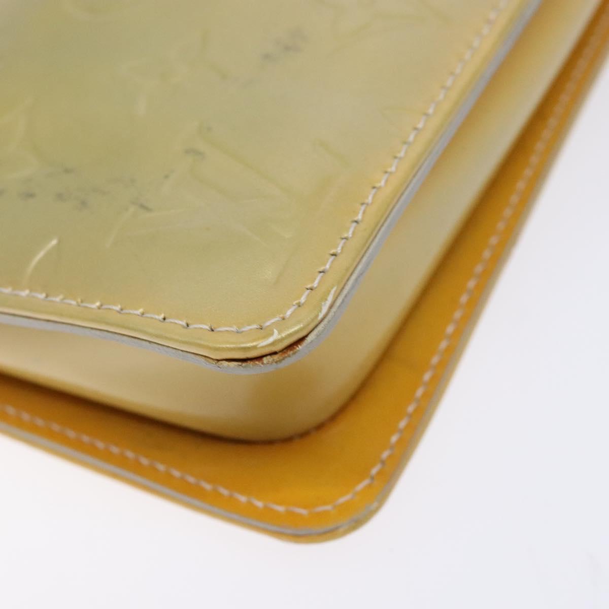 LOUIS VUITTON Monogram Vernis Lexington Accessory Pouch Gris M91056 Auth 135601
