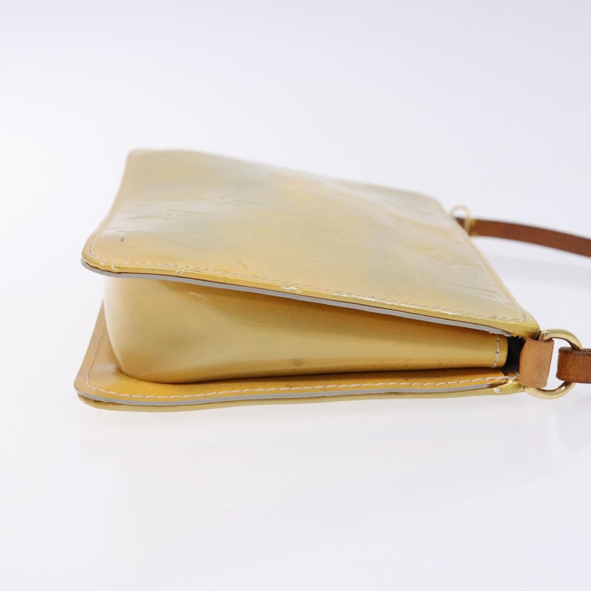 LOUIS VUITTON Monogram Vernis Lexington Accessory Pouch Gris M91056 Auth 135601