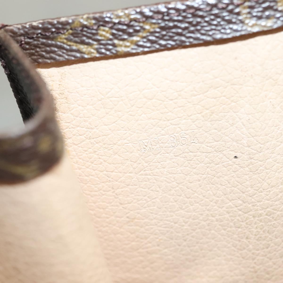 LOUIS VUITTON Monogram Sac Plat Hand Bag M51140 LV Auth 135616