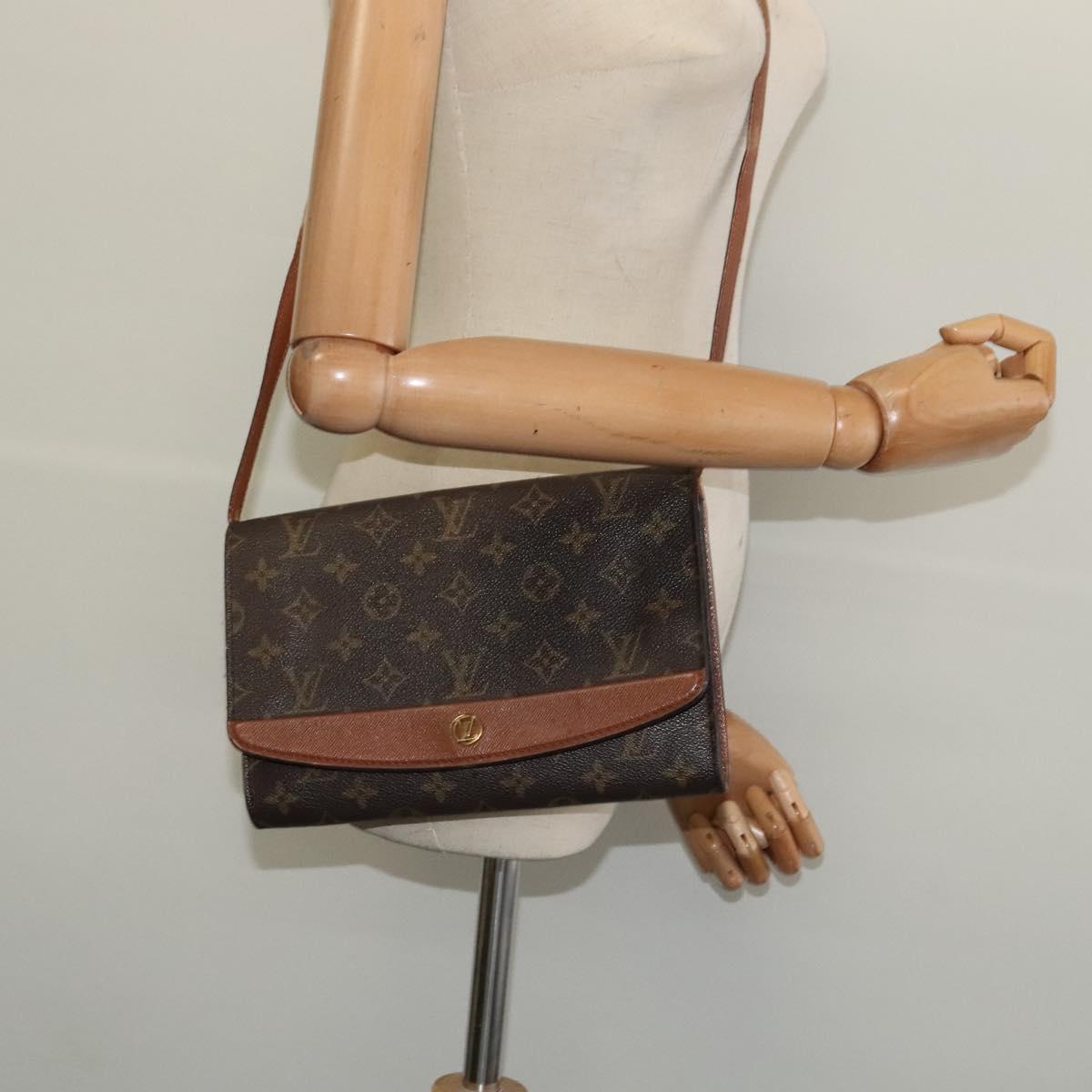 LOUIS VUITTON Monogram Bordeaux 24 Shoulder Bag M51798 LV Auth 135620