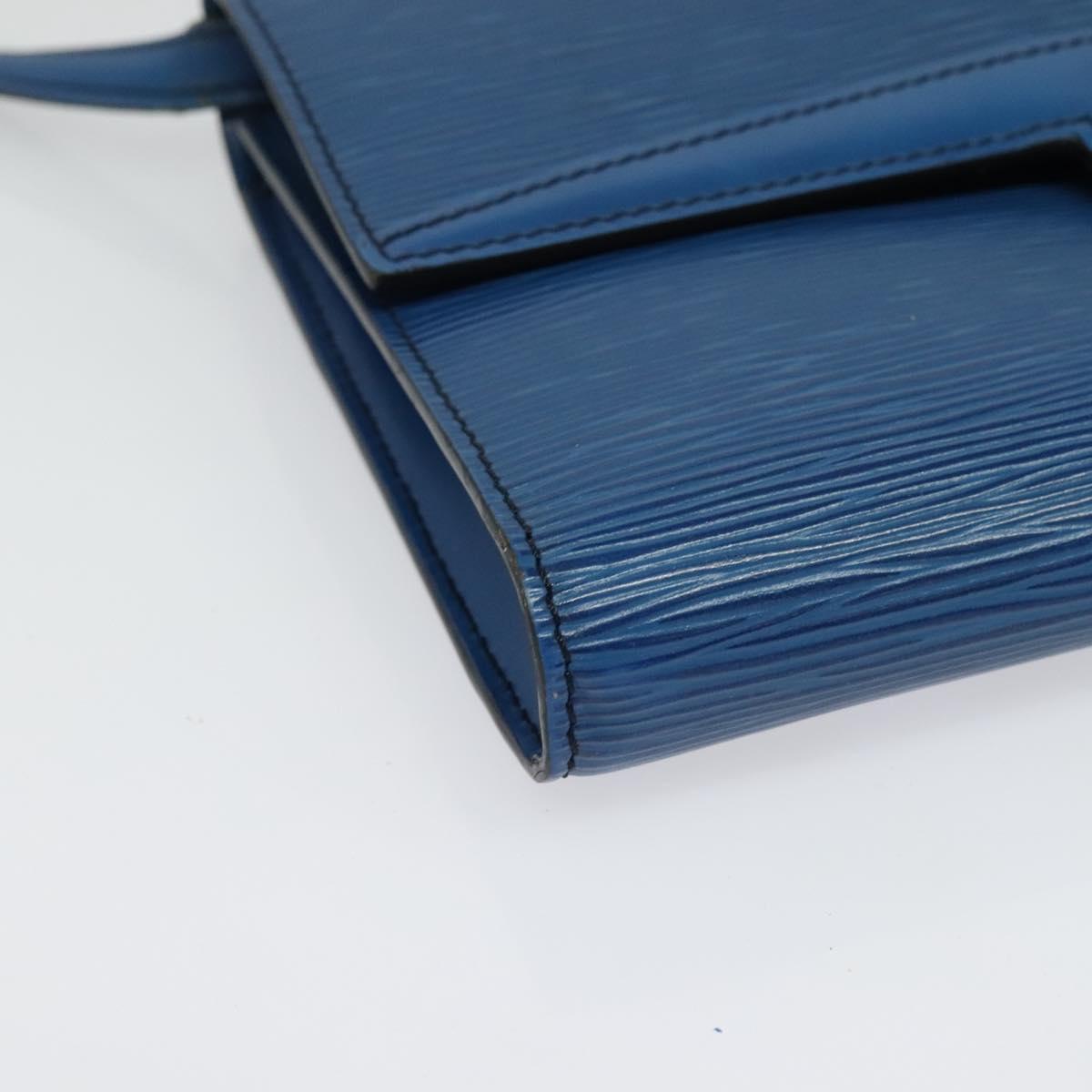 LOUIS VUITTON Epi Pochette Arche Shoulder Bag Blue M52575 LV Auth 135621