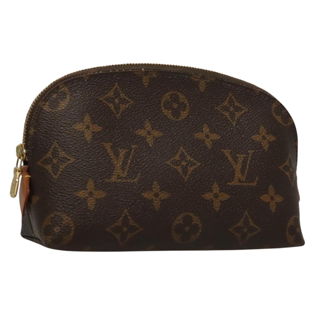 LOUIS VUITTON Monogram Pochette Cosmetic PM Pouch M43998 LV Auth 135634