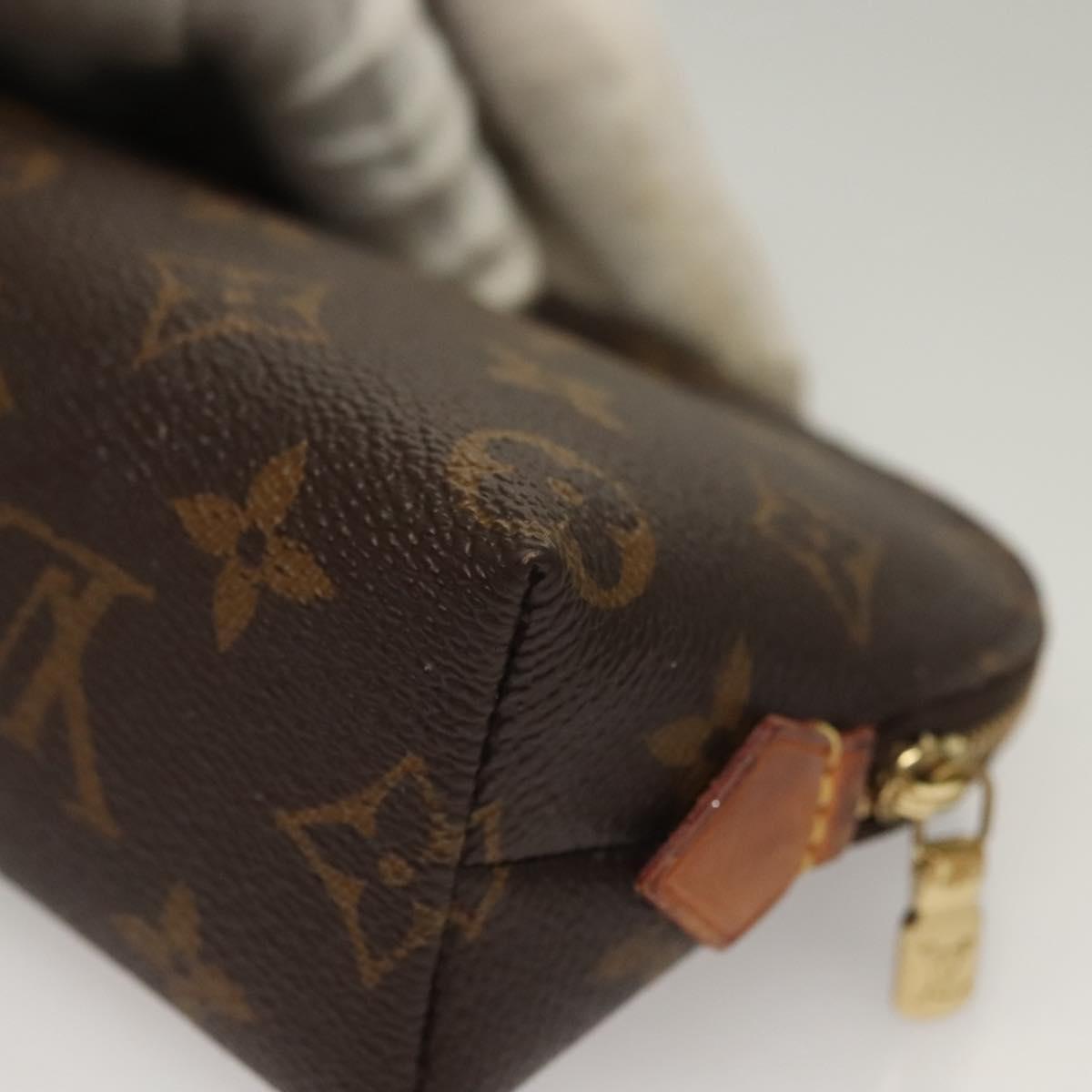 LOUIS VUITTON Monogram Pochette Cosmetic PM Pouch M43998 LV Auth 135634