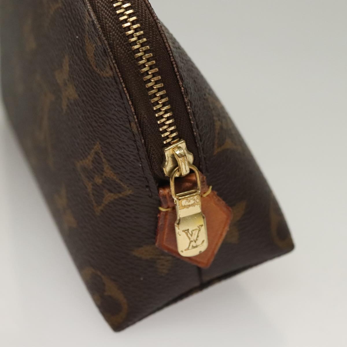 LOUIS VUITTON Monogram Pochette Cosmetic PM Pouch M43998 LV Auth 135634