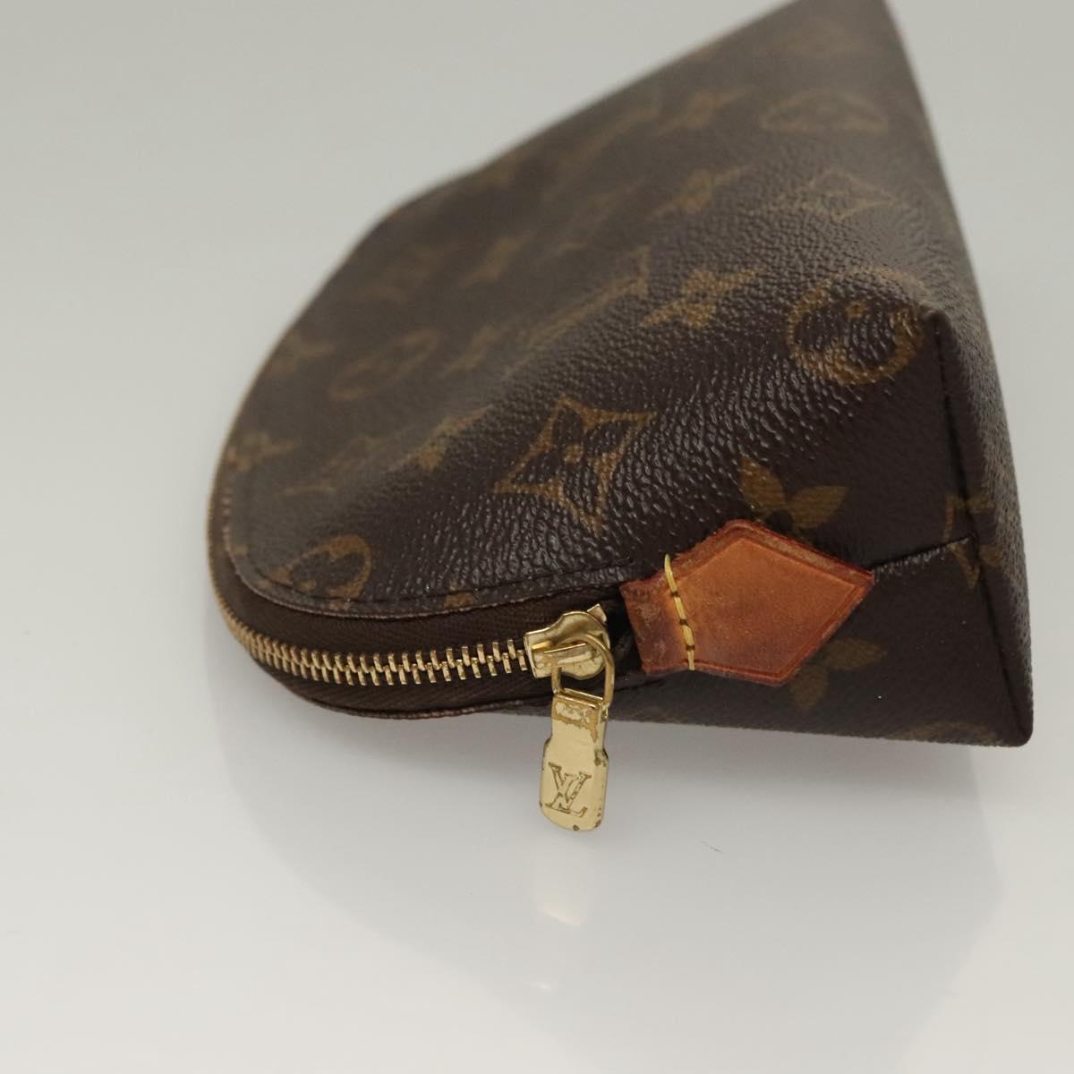 LOUIS VUITTON Monogram Pochette Cosmetic PM Pouch M43998 LV Auth 135634