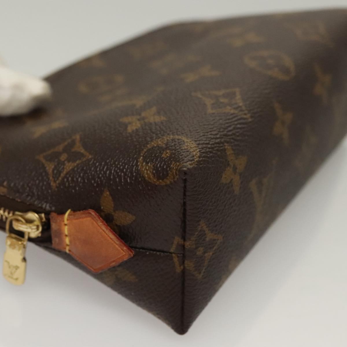 LOUIS VUITTON Monogram Pochette Cosmetic PM Pouch M43998 LV Auth 135634