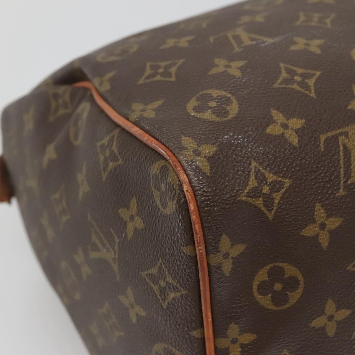LOUIS VUITTON Monogram Speedy 35 Hand Bag M41524 LV Auth 135636