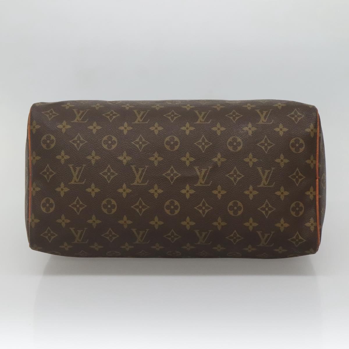 LOUIS VUITTON Monogram Speedy 35 Hand Bag M41524 LV Auth 135636
